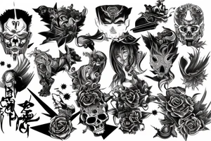 Metal rap tattoo idea