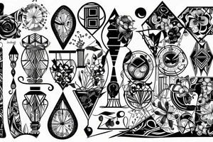 hourglass tattoo idea