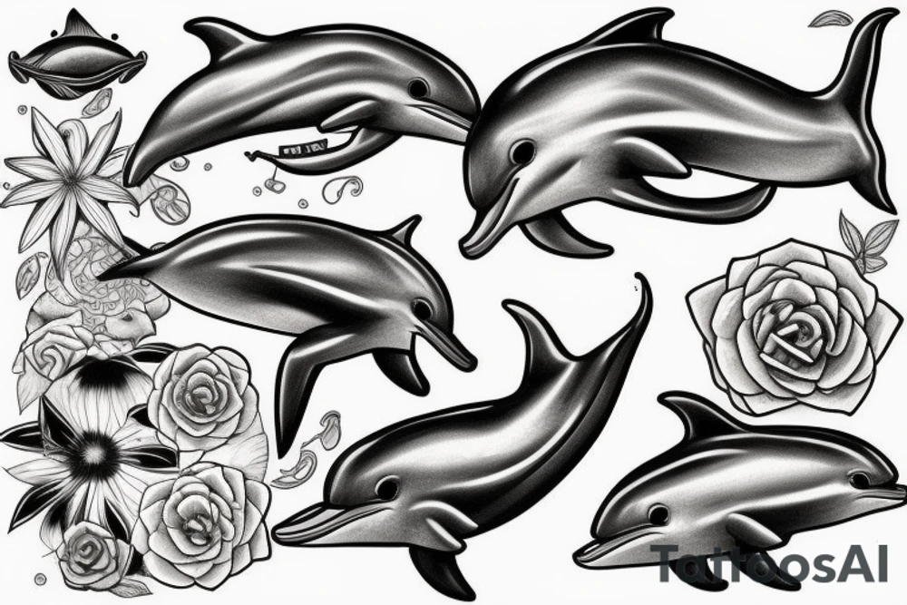 Dolphin tattoo idea
