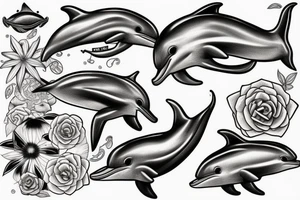 Dolphin tattoo idea