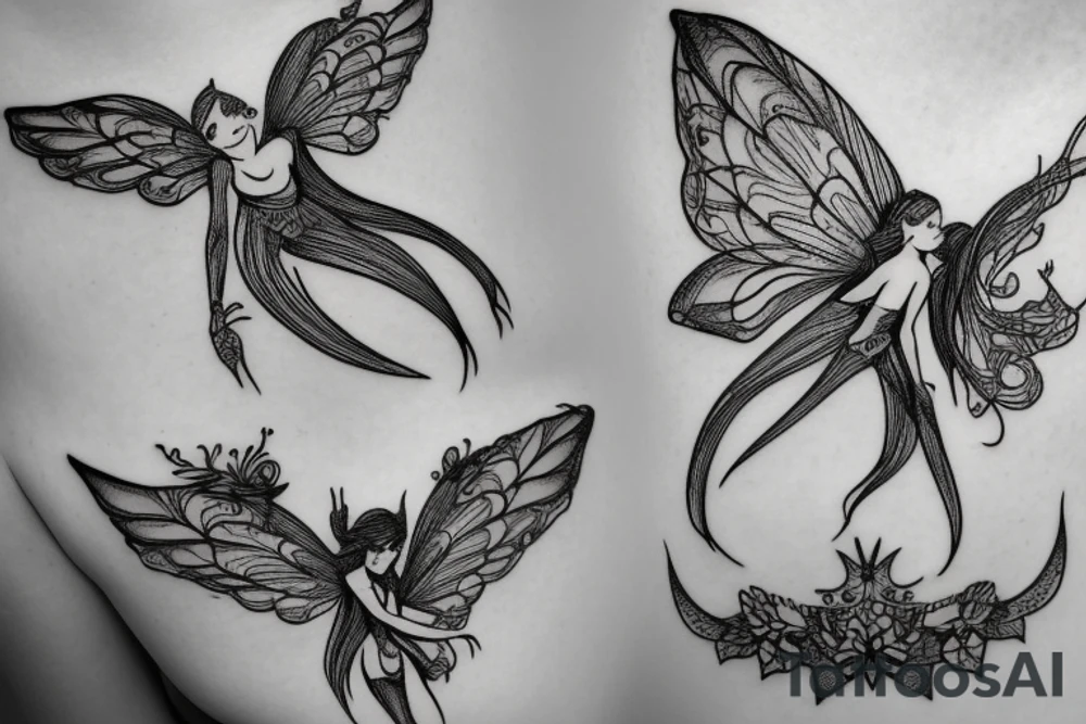 enchanting, fairy-like for underboob tattoo tattoo idea