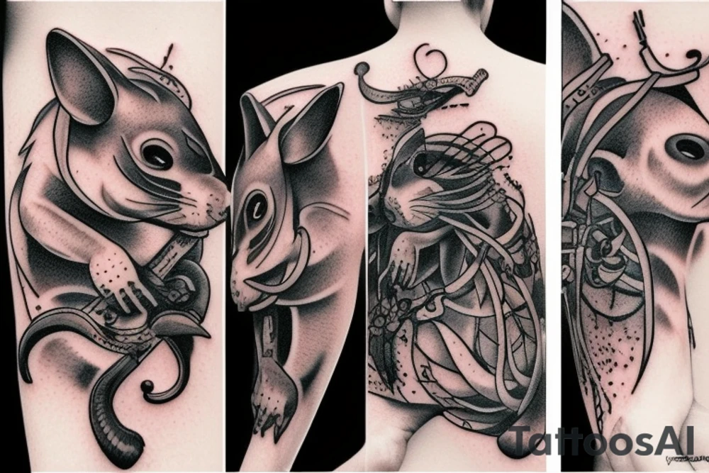 Death of rats tattoo idea