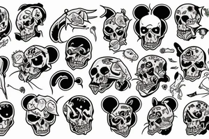 Death of rats tattoo idea