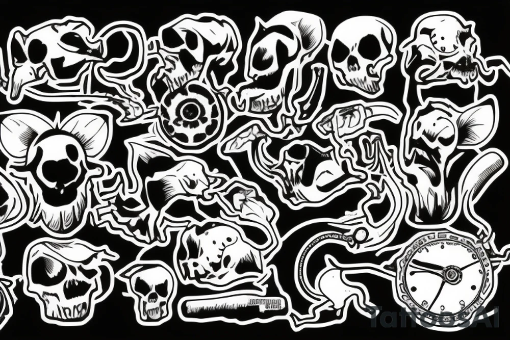 Death of rats tattoo idea