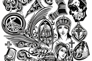 church, next to the Cossacks tattoo idea