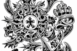 church, next to the Cossacks tattoo idea