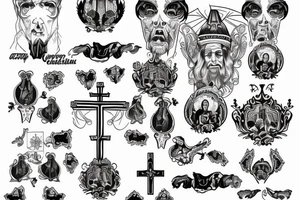 church, next to the Cossacks church, tattoo idea