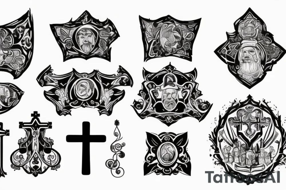 church, next to the Cossacks church, tattoo idea