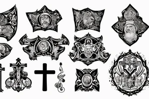 church, next to the Cossacks church, tattoo idea