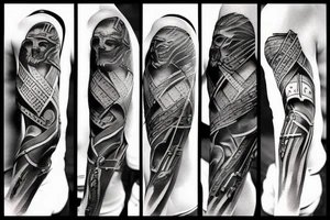 spartan warrior tattoo idea