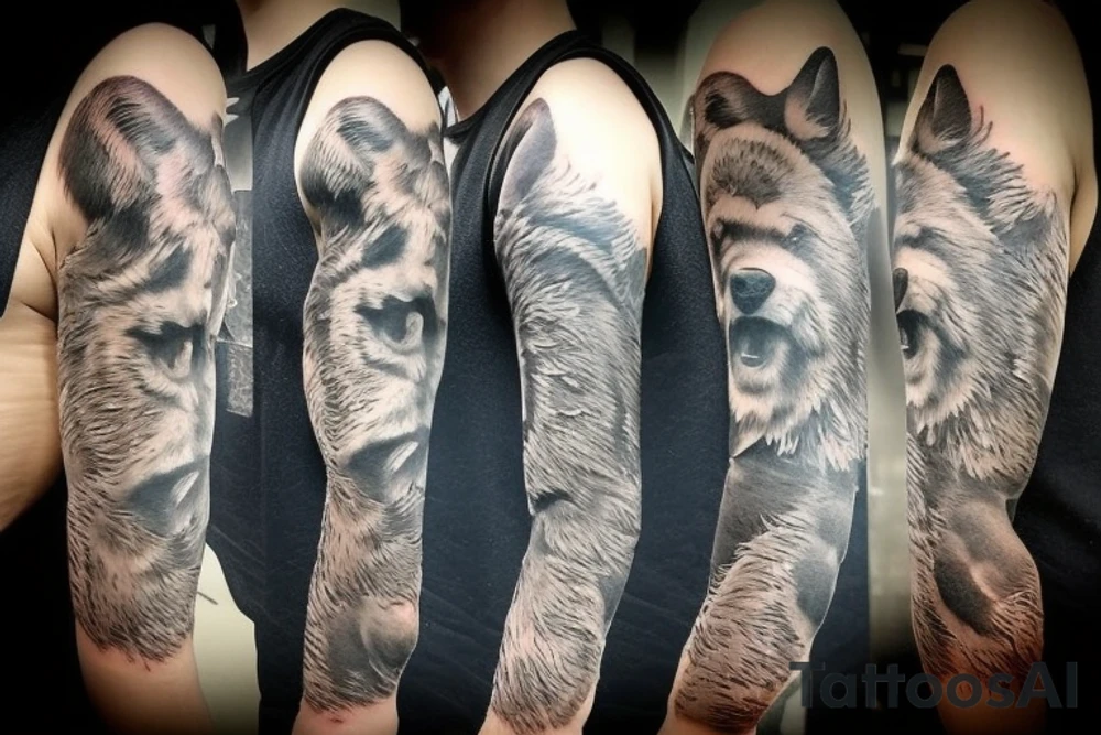 Animals tattoo idea