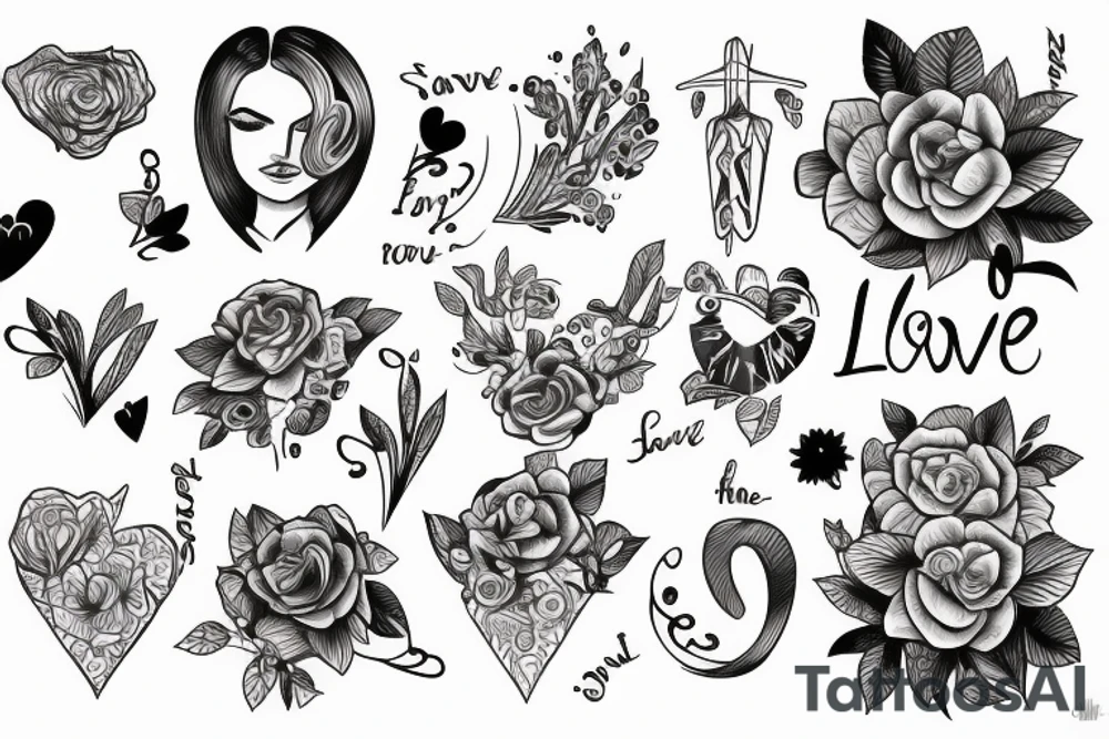 Fabiena; love tattoo idea
