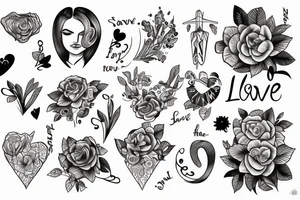 Fabiena; love tattoo idea