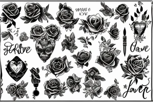 Fabiena; love tattoo idea