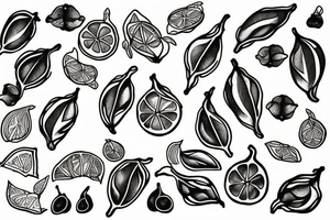 Sicilian lemons travel tattoo idea