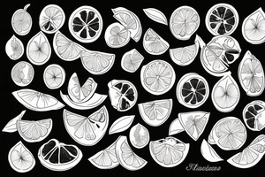 Sicilian lemons travel tattoo idea