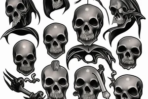 Grim reaper tattoo idea