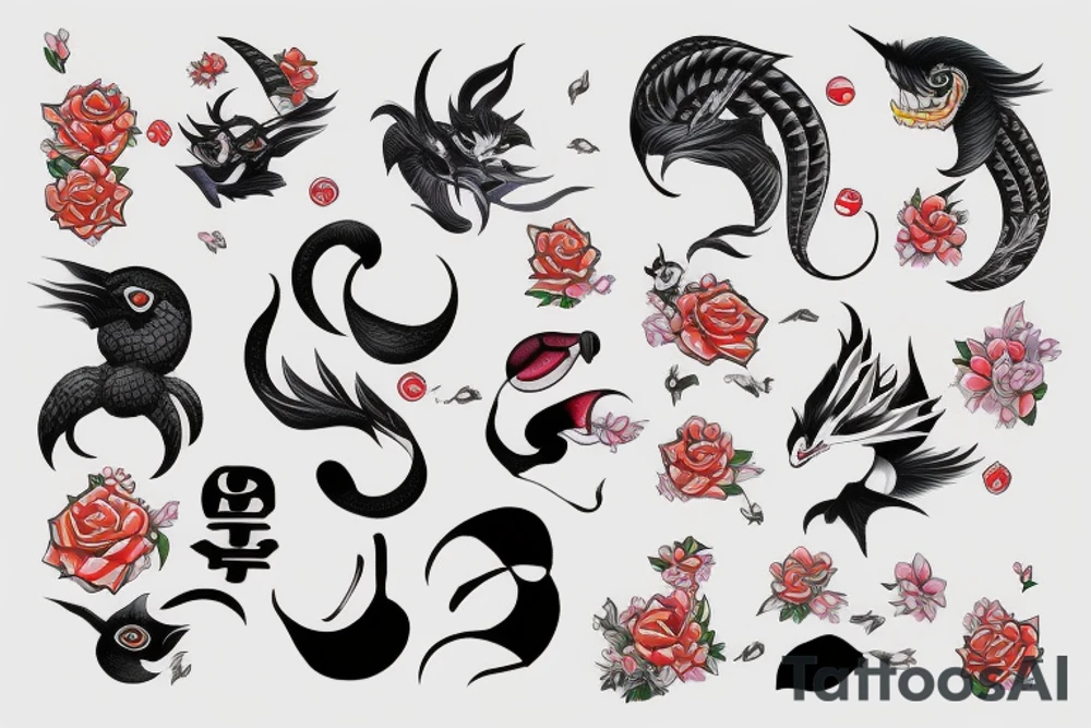 Qi qi genshin inpact tattoo idea