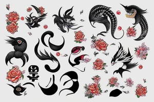 Qi qi genshin inpact tattoo idea