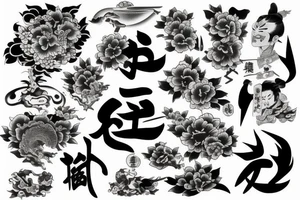 Traditional Japanese tattoo idea