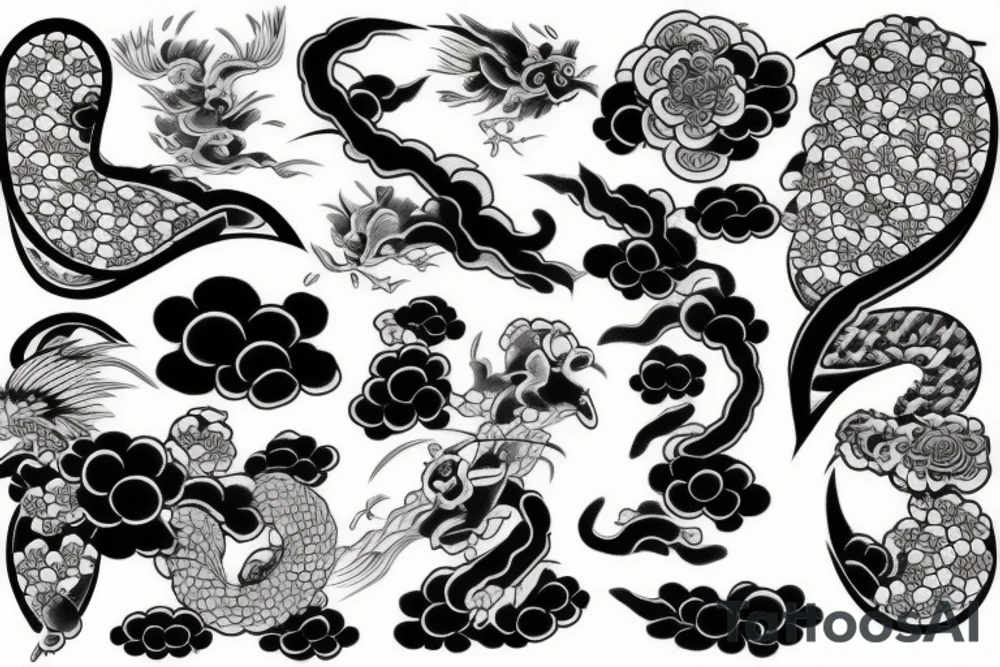 Traditional Japanese tattoo idea