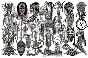 Tribal cover of my current tattoo tattoo idea
