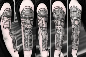Chainsaw Man small ponchita tattoo idea