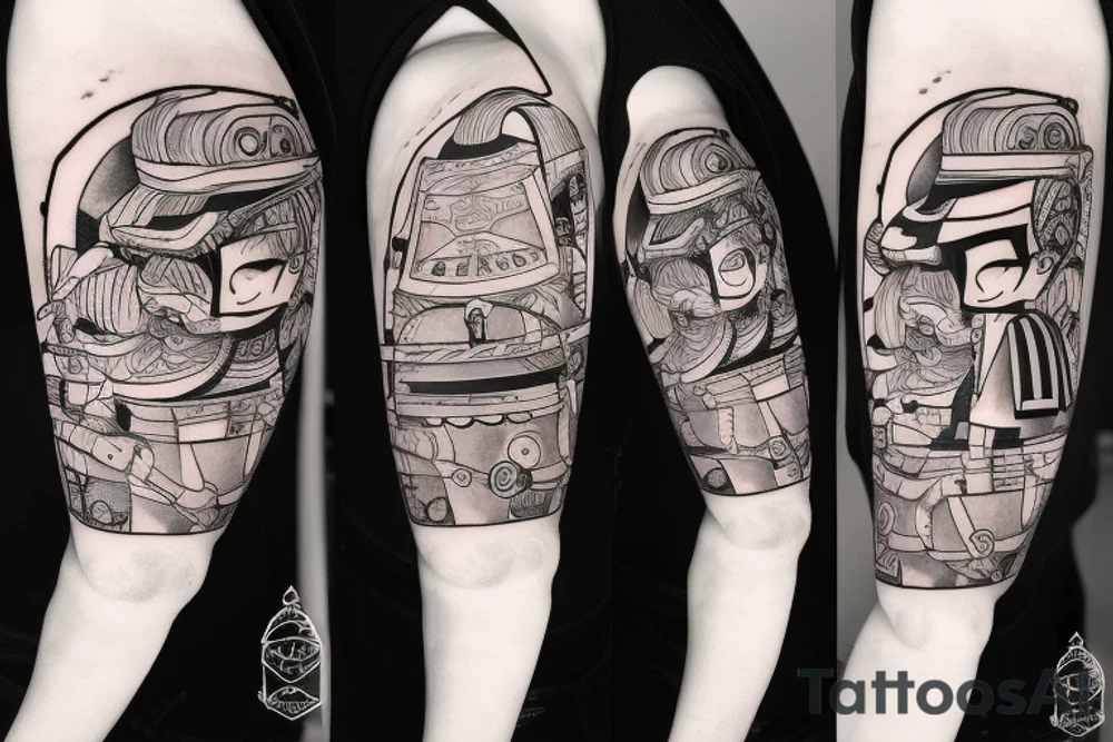 Chainsaw Man small ponchita tattoo idea