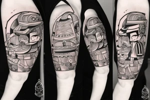 Chainsaw Man small ponchita tattoo idea