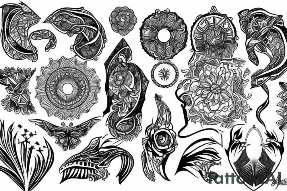Psychedelic tattoo idea