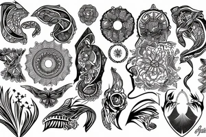 Psychedelic tattoo idea