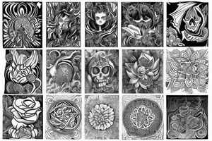 Psychedelic tattoo idea