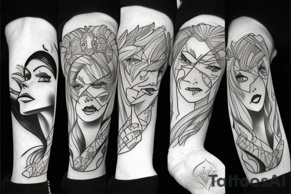 broken sword tattoo idea