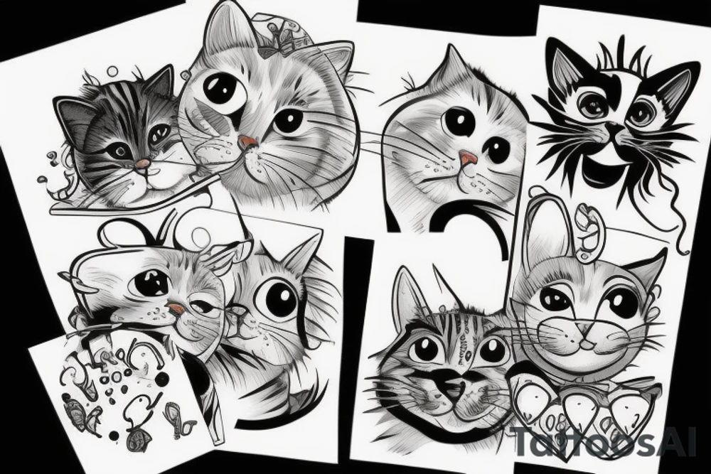 limits, cat tattoo idea