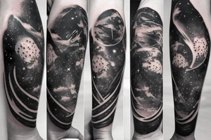 Scifi space tattoo idea