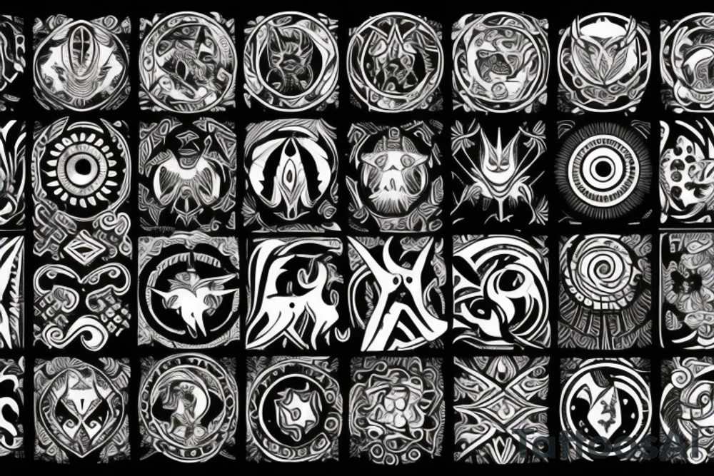 Saggitarius capricorn and cancer tattoo idea