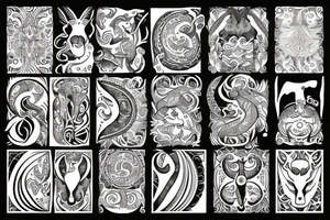 Saggitarius capricorn tattoo idea