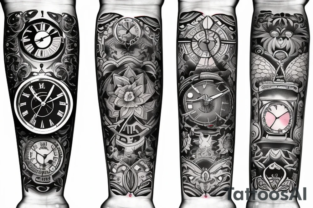 Time, money, family. Forearm tattoo tattoo idea