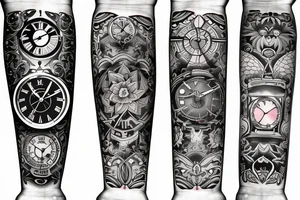 Time, money, family. Forearm tattoo tattoo idea