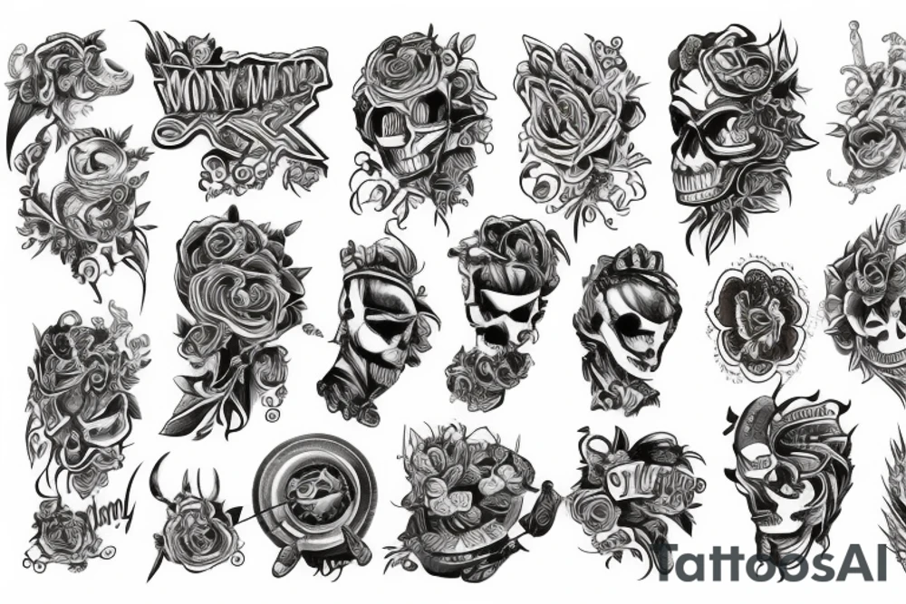 money forearm tattoo idea