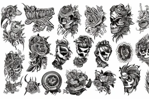 money forearm tattoo idea