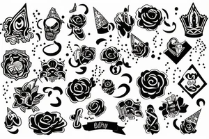 Baby Birthday tattoo idea
