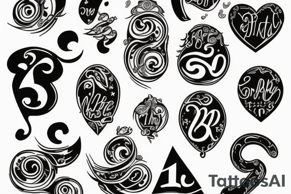 Baby Birthday 7/15/23 tattoo idea