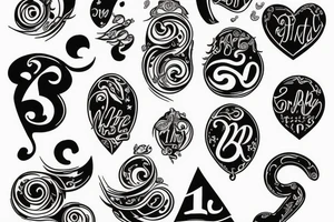 Baby Birthday 7/15/23 tattoo idea