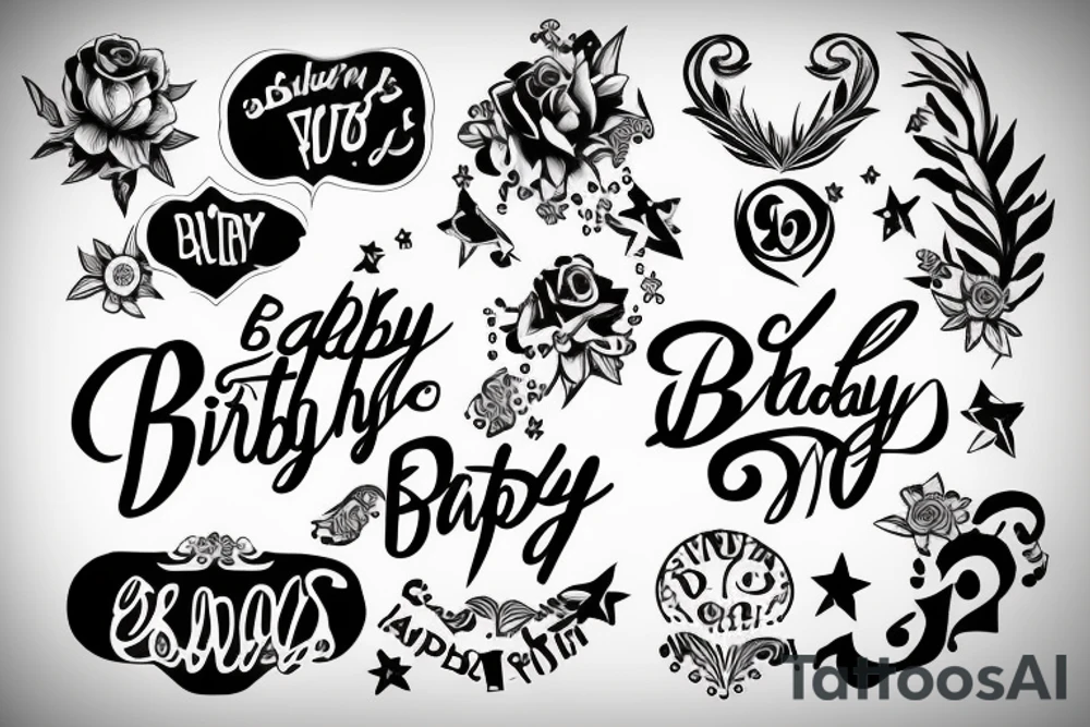Baby Birthday 7/15/23 tattoo idea