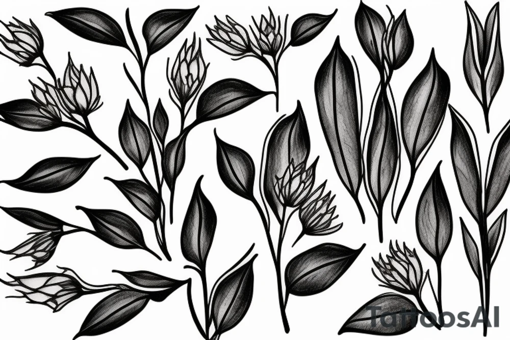 Milkweed tattoo idea