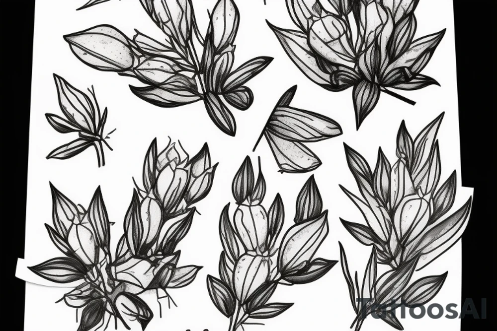 Milkweed tattoo idea