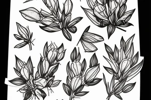 Milkweed tattoo idea