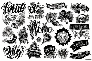 3Vil 
Text tattoo idea