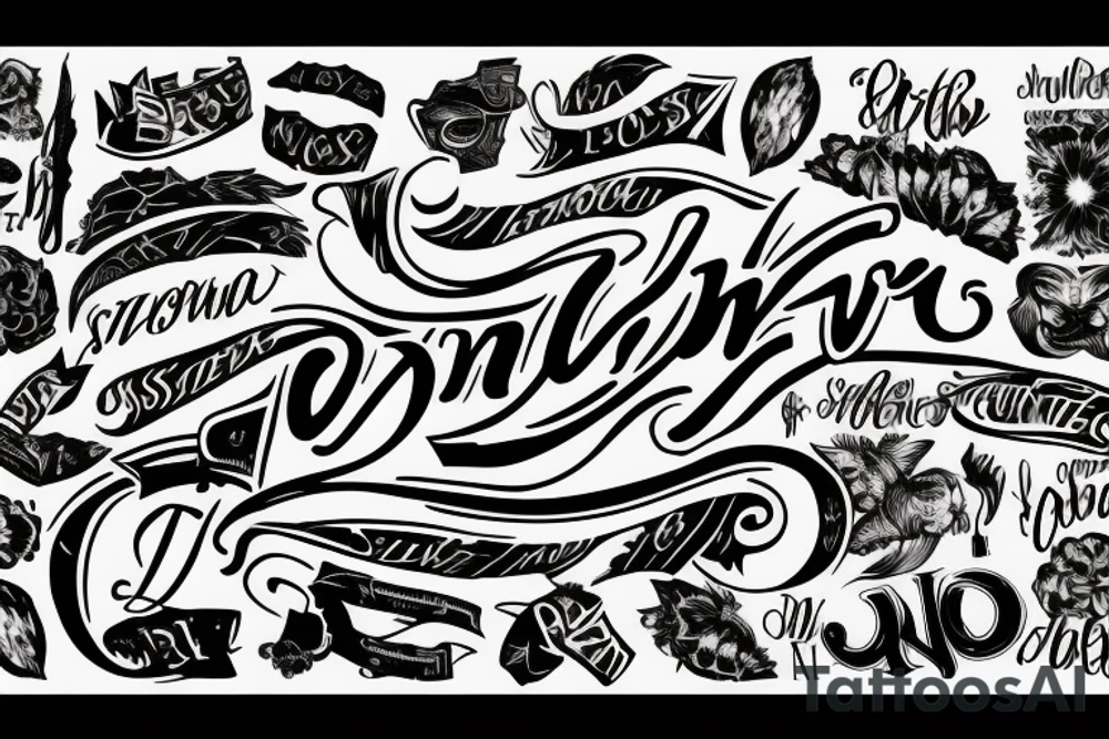 3Vil 
Text tattoo idea